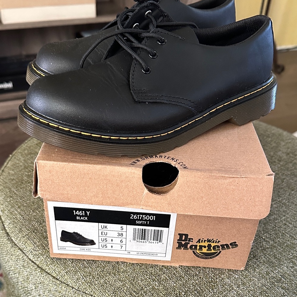 Dr. Martens Black Leather Oxfords